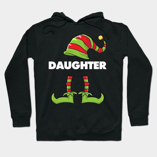 Daughter Elf Funny Matching Christmas Costume Family Hoodie by teeleoshirts